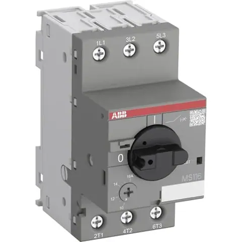 ABB Manual motor starter (MPCB), MS116-6.3 — 1SAM250000R1009