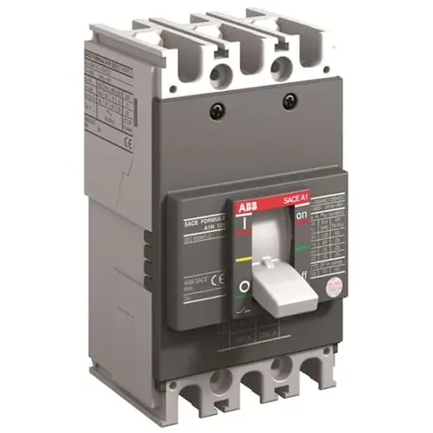 قاطع دائرة MCCB إيه بي بي SACE Formula A1A 125، 3 أقطاب، 50 أمبير، وحدة حماية TMF — 1SDA066515R1