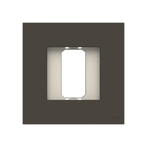 ABB Frame, Zenit, 1-gang, window 44x44, single, Anthracite — 2CLA217110B1801