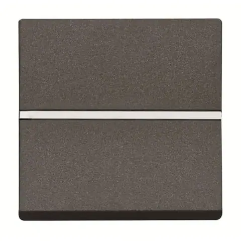 ABB Switch, Zenit, 1-gang, 1-way, DP, 32AX, premium rocker, Anthracite — 2CLA220180B1801