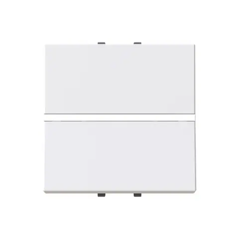 ABB Switch, Zenit, 1-gang, 2-way, SP, 20AX, premium rocker, White — 2CLA220210B1101