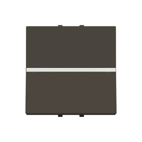 ABB Switch, Zenit, 1-gang, 2-way, SP, 20AX, premium rocker, Anthracite — 2CLA220210B1801