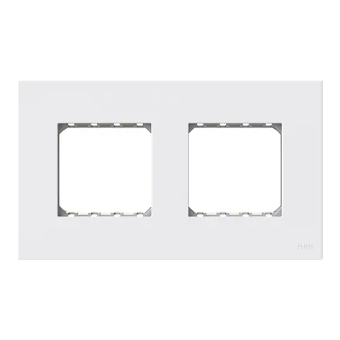 إطار إيه بي بي Zenit، وحدتان، فتحة 44x44، متعدد، أبيض — 2CLA247200B1101