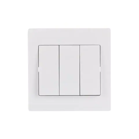 ABB Switch, Inora BL103, 3-gang, 1-way, 10AX — 2TCZ171005R0030