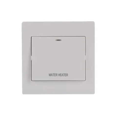 مفتاح كهربائي إيه بي بي Inora BL180WH، وحدة واحدة، أحادي الاتجاه، ثنائي القطب DP، 20AX، مع مؤشر LED، مكتوب عليه ON، مكتوب عليه WH — 2TCZ171014R0070