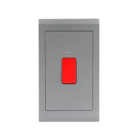 مفتاح كهربائي إيه بي بي Inora BL143-G، وحدة واحدة، ثنائي القطب DP، 45 أمبير، مع مؤشر نيون، (6x3) — 2TCZ171019R2290