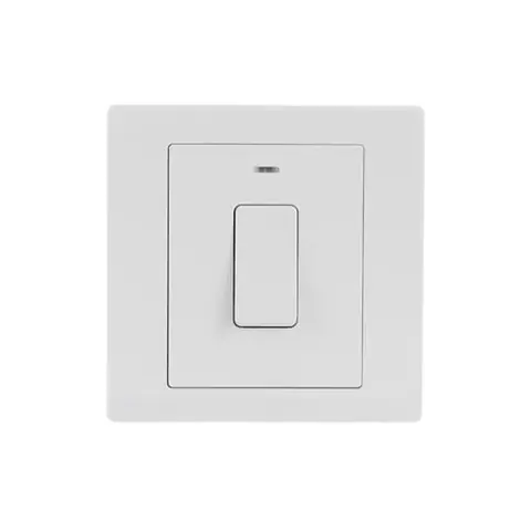 ABB Switch, Inora BL111S, 1-gang, 1-way, DP, 20A, with Neon indicator — 2TCZ171020R0070