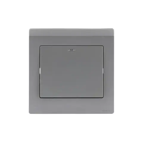 مفتاح كهربائي إيه بي بي Inora BL111-G، وحدة واحدة، أحادي الاتجاه، ثنائي القطب DP، 20AX، مع مؤشر LED — 2TCZ171096R2270