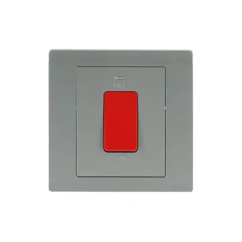 ABB Switch, Inora BL179-G, 1-gang, 1-way, DP, 45A, with Neon indicator — 2TCZ171098R2290