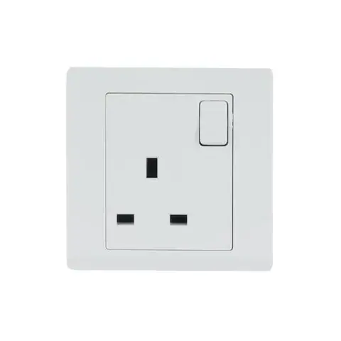 مقبس بمفتاح بريطاني إيه بي بي Inora BL237، وحدة واحدة، ثنائي القطب DP، 13 أمبير — 2TCZ172095R0040