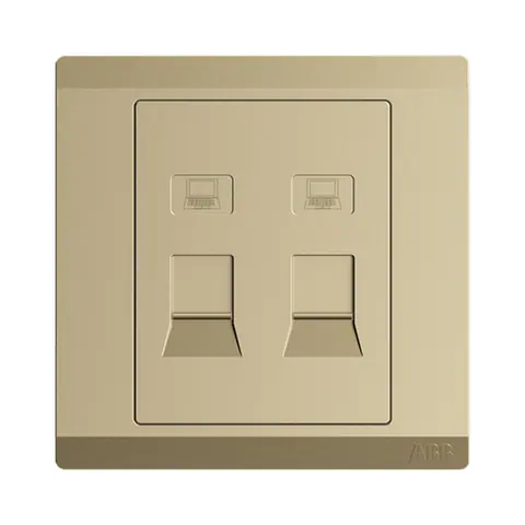 قاعدة مخرج بيانات إيه بي بي Inora BL332-H-PG، وحدتان — 2TCZ173018R1910