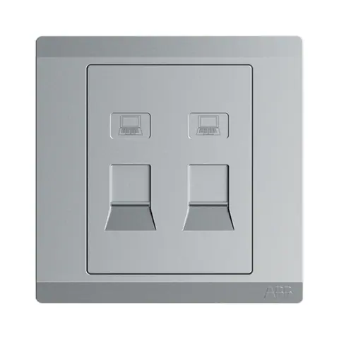 ABB Data outlet housing, Inora BL332-H-G, 2-gang — 2TCZ173018R2210
