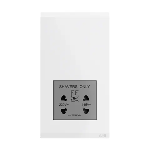 ABB Shaver socket outlet, Inora BL401 — 2TCZ174002R0010