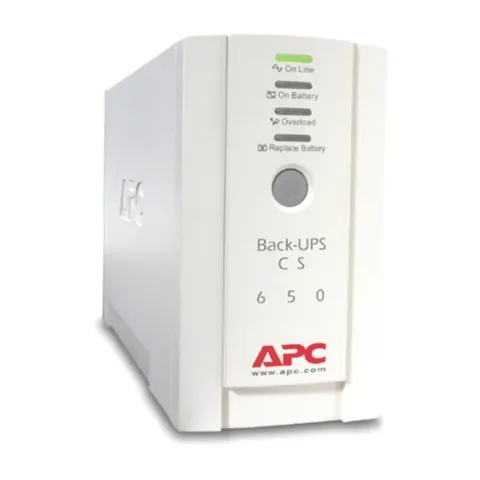 APC Back-UPS, 650VA, Tower, 230V, 4 IEC C13 Outlets , User Replaceable Battery — BK650EI