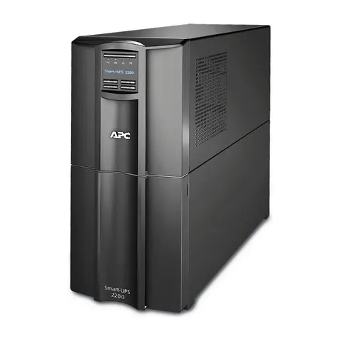 APC Smart-UPS, Line Interactive, 2200VA, Tower, 230V, 8x IEC C13+2x IEC C19 outlets, SmartConnect Port+SmartSlot, AVR, LCD — SMT2200IC