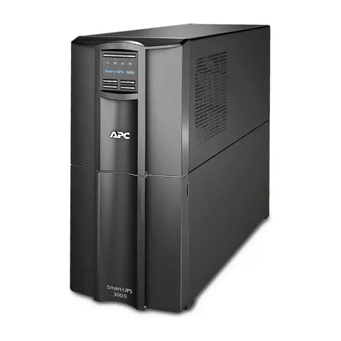 APC Smart-UPS, Line Interactive, 3kVA, Tower, 230V, 8x IEC C13+2x IEC C19 outlets, SmartConnect Port+SmartSlot, AVR, LCD — SMT3000IC