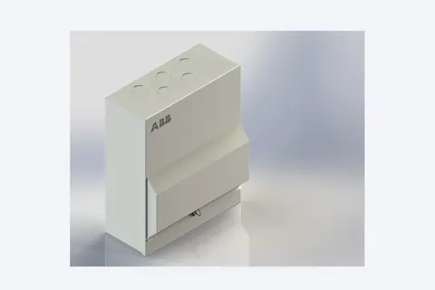 ABB Consumer unit, 7 modules, flush (FL), ST flap — 2CVS107001E1011