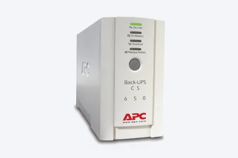 جهاز إمداد طاقة غير منقطعة UPS إيه بي سي Back-UPS، 0.65 كيلو فولت أمبير — BK650EI
