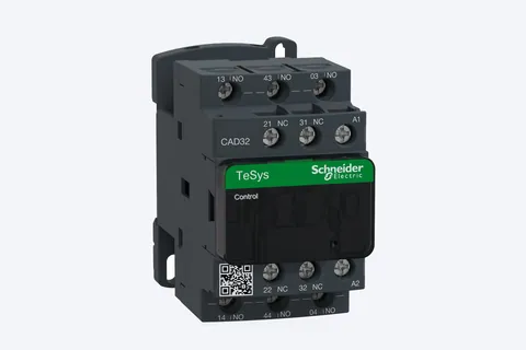 مرحل تحكم شنايدر TeSys Deca، ملف 230 V AC، 3NO+2NC — CAD32P7