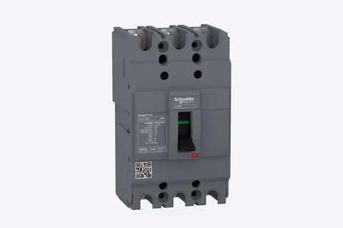قاطع دائرة MCCB شنايدر EasyPact EZC100، 3 أقطاب، 100 أمبير، وحدة حماية TMD — EZC100F3100