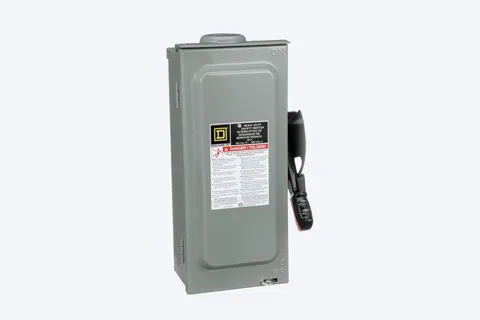مفتاح أمان شنايدر Heavy duty، بلا مصاهر، 3P، 30 أمبير، 600V، NEMA 3R — HU361RB