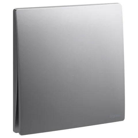 Legrand Mallia Senses — Single pole switches 16 AX - 250 V~ — intermediate switch, Dark Silver — 2 810 08DS