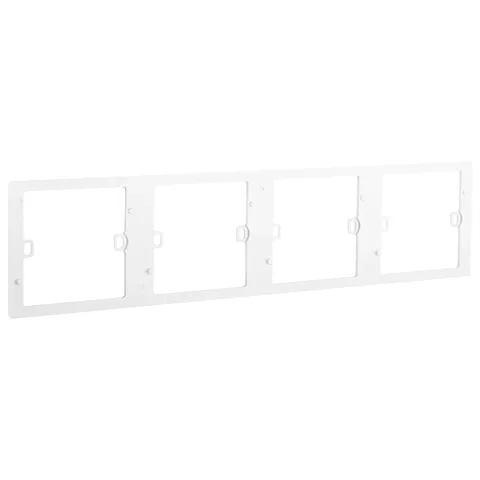 Legrand Mallia Senses — Fixing supports — 4-gang fixing support, 344 x 86 mm — 2 810 20BA