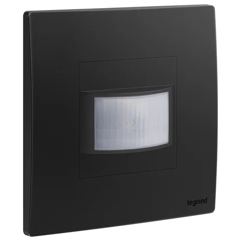 Legrand Mallia Senses — Movement detectors — Without Neutral, Matt Black — 2 810 90MB