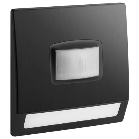 Legrand Mallia Senses — Step lights — With motion detector, Brushed Black — 2 810 96BB