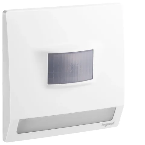 Legrand Mallia Senses — Step lights — With motion detector, Matt White — 2 810 96MW