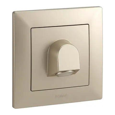 Legrand Mallia Senses — Cable outlets — 20 A, Champagne — 2 811 47CH