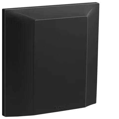 Legrand Mallia Senses — Cable outlets — 45 A, Matt Black — 2 811 48MB