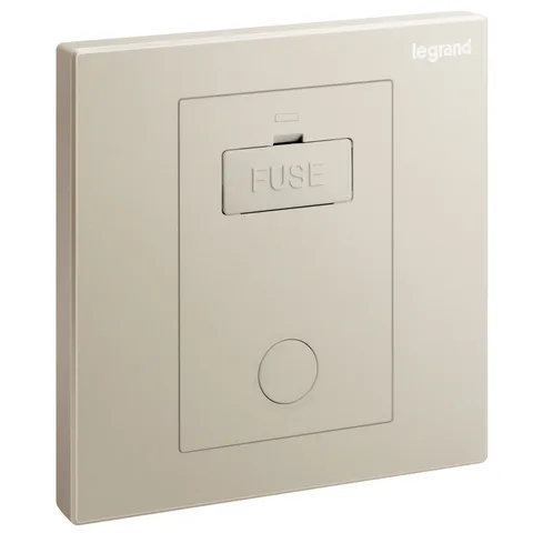 Legrand Galion — 13 A fused connection units — 1gang, Champagne — 2 824 50-C2