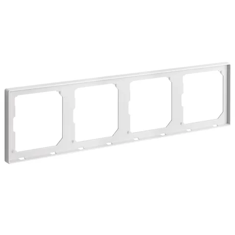 Legrand Galion — Frames for multi gang installation — 4 gang frame, White — 2 824 74