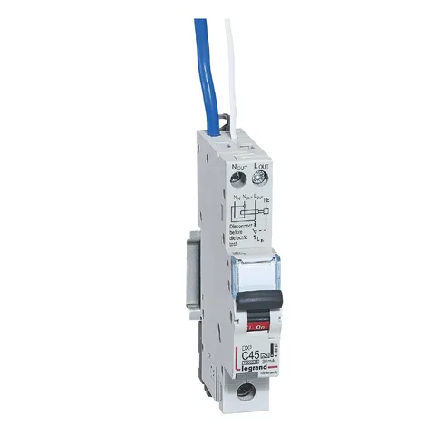 قاطع حماية RCBO ليجراند، 45 أمبير، 30 ملي أمبير — 4 189 87