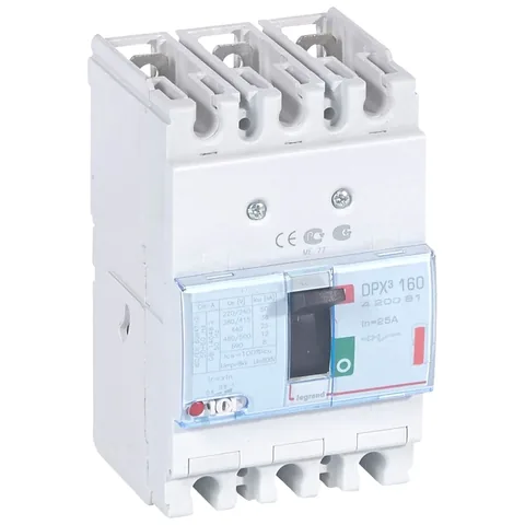 Legrand MCCB DPX3 160 3P 25A 36kA — 4 200 81