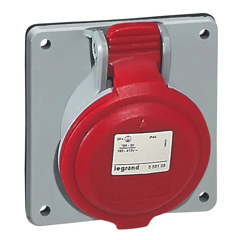 مقبس صناعي ليجراند، 3P+E، 32 أمبير، IP44 — 5 552 88