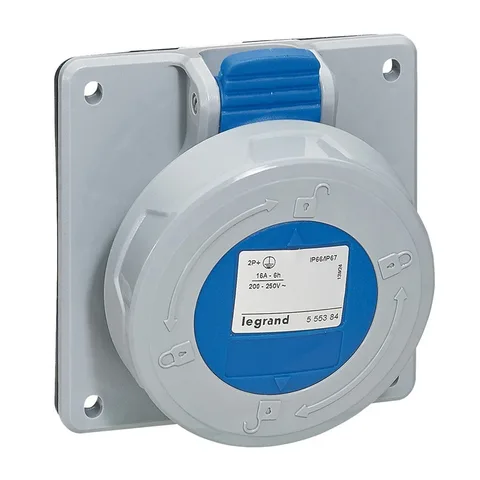مقبس صناعي ليجراند، 3P+N+E، 32 أمبير، IP66/67 — 5 554 86