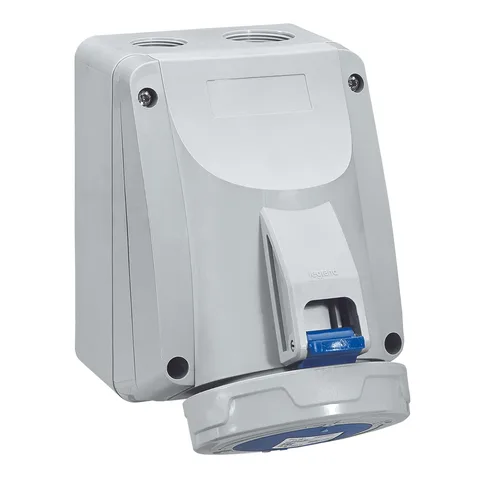 Legrand Industrial plugs and sockets — P17 Tempra Pro Surface-mounting socket, 32 A, 2P+E, 200–250 V AC, IP66/67 — 5 554 54