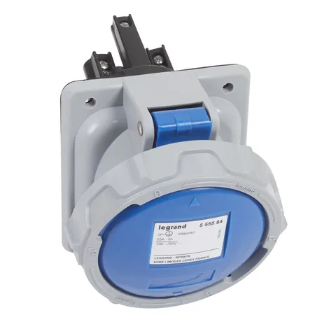مقبس صناعي ليجراند، 2P+E، 63 أمبير، IP66/67 — 5 555 84