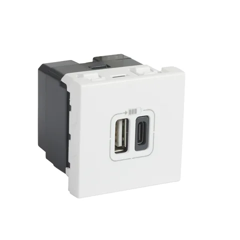 Legrand 1 USB Type-A + 1 USB Type-C charging socket Arteor 3A — 5 720 77