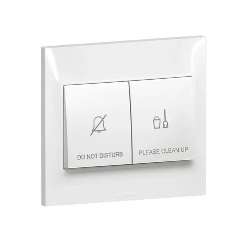 وحدة تحكم بإشارات الغرفة ليجراند بيلانكو S، مع مؤشر LED، أبيض — 6 176 14