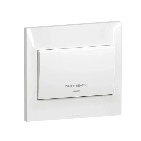 Legrand Belanko S — 1G 1Way WH 20A DP + NEON + EARTH, White — 6 176 72