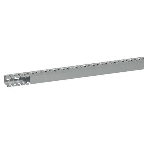 Legrand Transcab slotted panel wiring duct with cover, W 25 × H 40 mm, length 2 m — 6 361 01