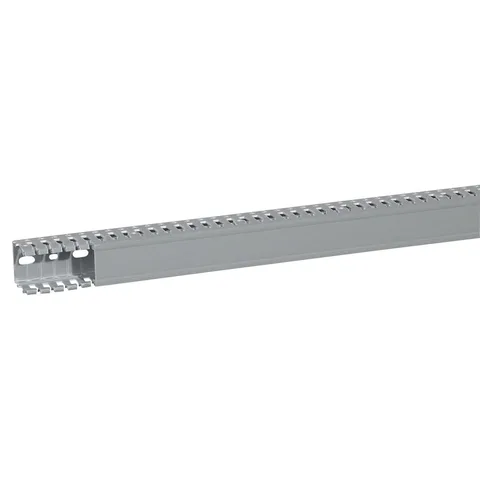 Legrand Transcab slotted panel wiring duct with cover, W 40 × H 40 mm, length 2 m — 6 361 06