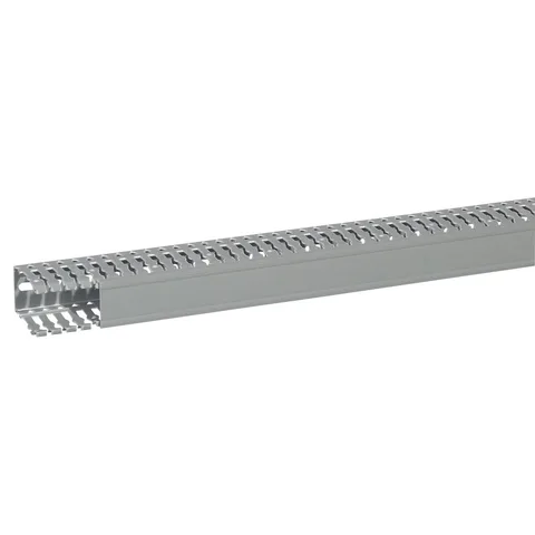 Legrand Transcab slotted panel wiring duct with cover, W 40 × H 60 mm, length 2 m — 6 361 07