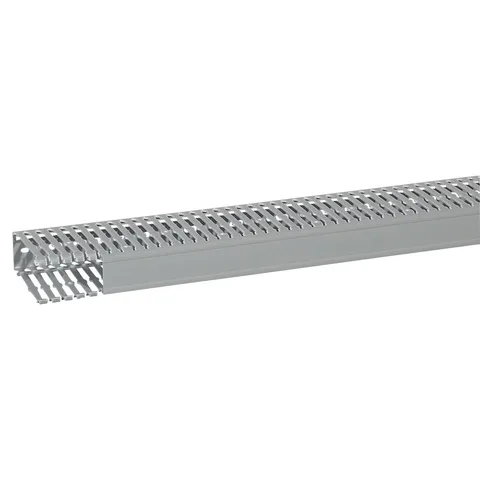 Legrand Transcab slotted panel wiring duct with cover, W 40 × H 100 mm, length 2 m — 6 361 09
