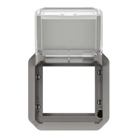 Legrand Plexo — MOSAIC ADAPTOR WITH TRANSPARENT FLAP - MECHANISM — 69580L
