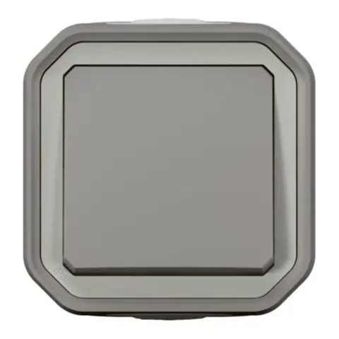 Legrand Plexo — 1 GANG 2-WAY SWITCH-GREY-SURFACE IP55 — 69711L