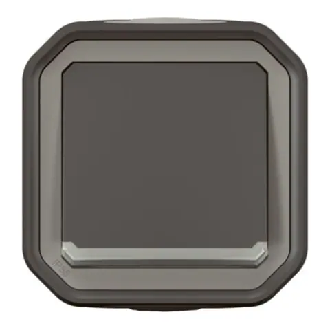 Legrand Plexo — 1 GANG 2-WAY SWITCH INDICATOR ANTHRACITE - SURFACE IP55 — 69721L